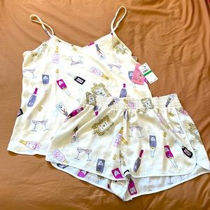 Brand New with tags Shady Lady satin pajamas